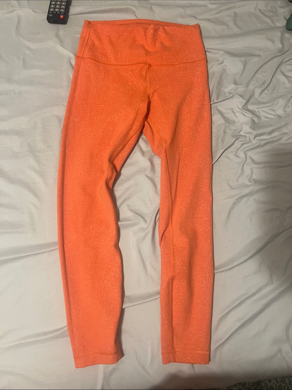 Orange Active Leggings